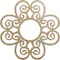 Ekena Millwork Cohen Wood Fretwork Pierced Ceiling Medallion, Birch, 40"OD x 13 5/8"ID x 1/4"T CMWP40X40X0250COBI - alternate 1